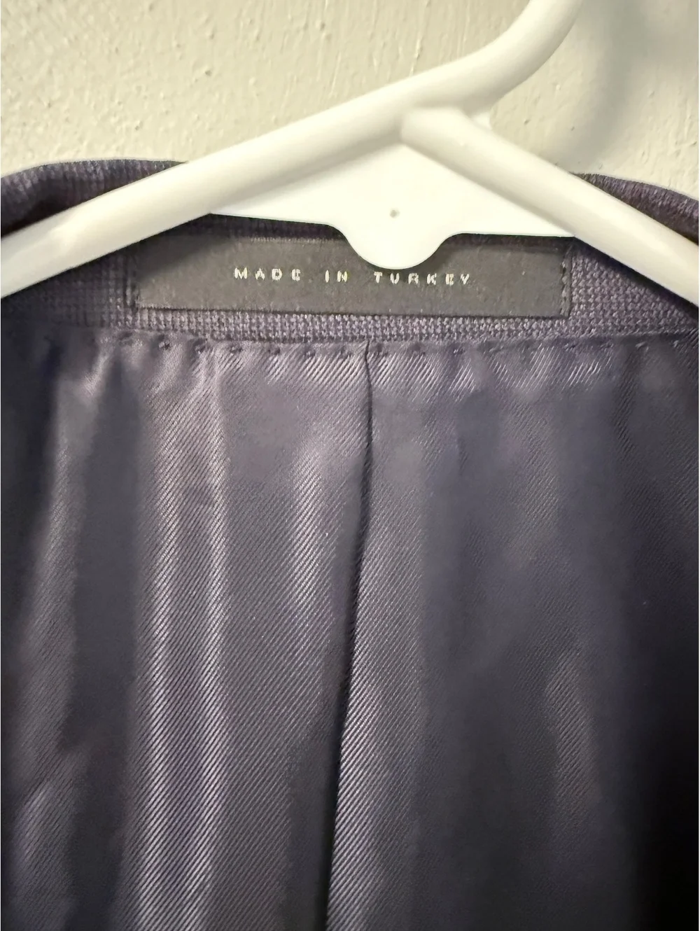 NWOT Hugo Boss Drago Dark Blue Super 120 Virgin Wool Jacket Size 42R